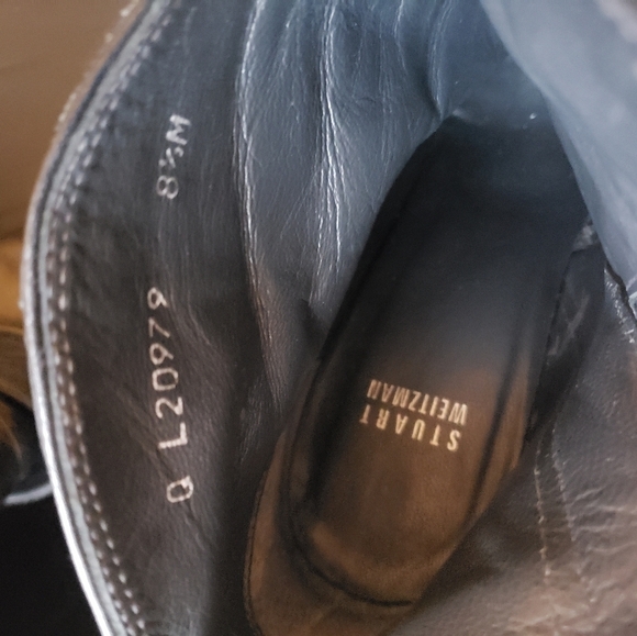 HP. Stuart Weitzman Leather Bootie - Picture 13 of 16